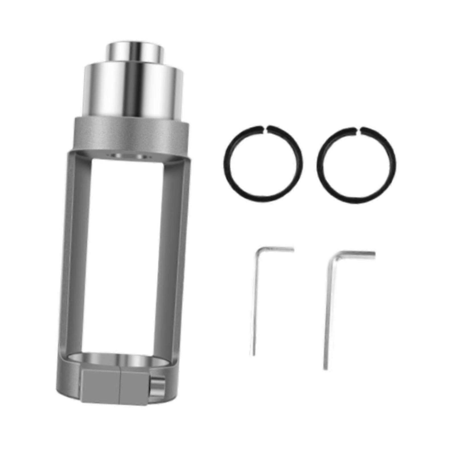 Square Hole Drill Bit Adapter with Washers and Wrenches Mortising Attachment