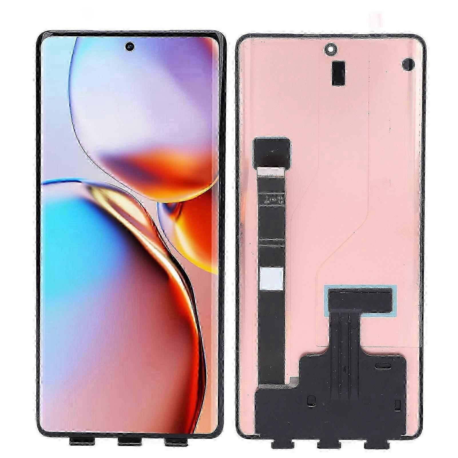 6.67 Inch LCD Screen Display Touch Digitizer for Moto Edge Plus 2023 XT2301 1 XT2301 4 XT2301 5 Curved Screen Replacement with Repair Tool Kit