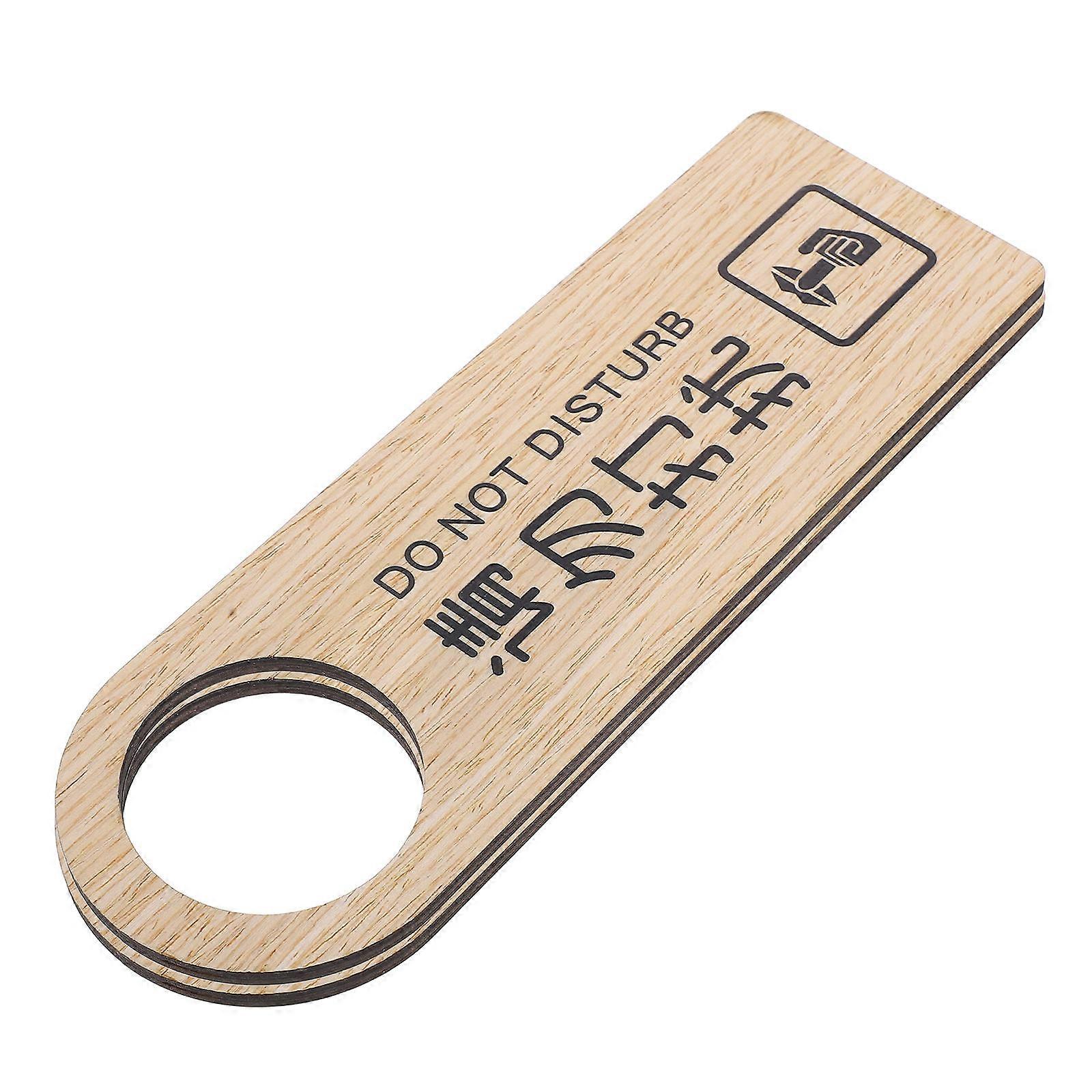 Door Hanger Sign for Door with Housekeeping Function 6Pcs Double Sided