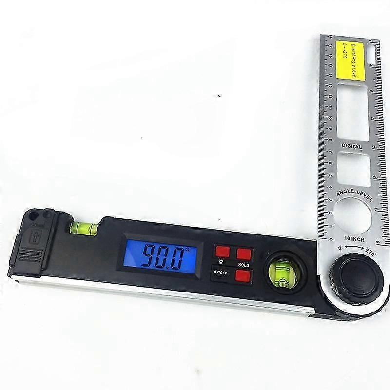 Digital Protractor Goniasmometer Ruler 0-270 Digital Inclinometer Angle Meter Digital Inclinometer Protractor