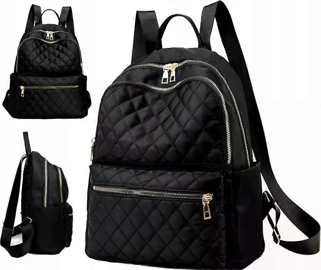 Women's backpack - Quilted - Styling - Plain - Waterproof material - Elegance - Spacious
