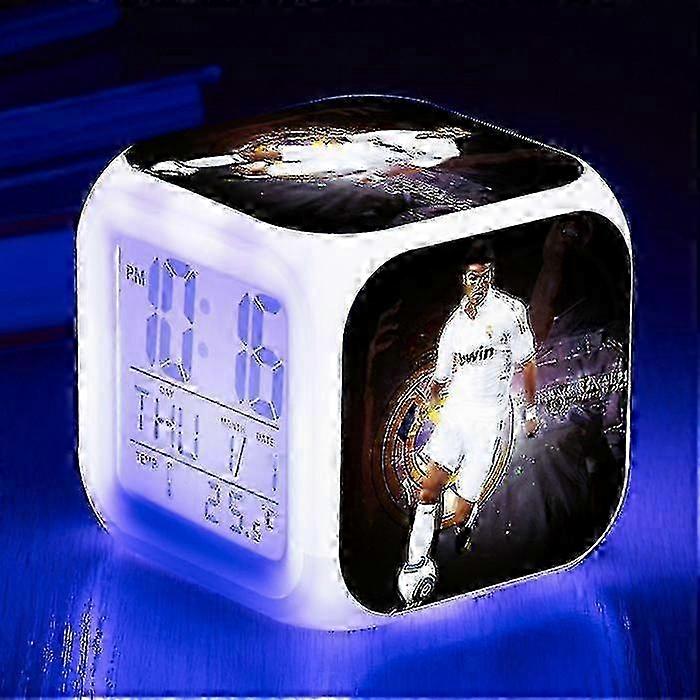 2025 Cristiano Ronaldo Alarm Clock For The World Cup Football League, Small Alarm Clock With Creative Led Display In Various Styles -NMAOV
