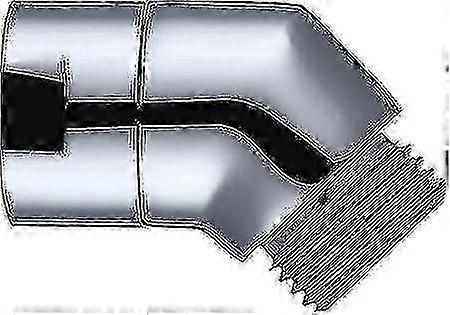 Adaptador de ducha de mano con acabado cromado (marca Lucky-B)