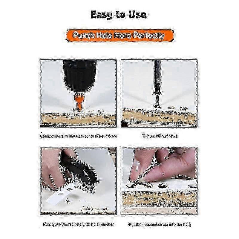 8mm Heavy Duty Single Hole Puncher for Paper Crafting,20 Sheet Punch Capacity,Round Puncher Plier Paper Cutter