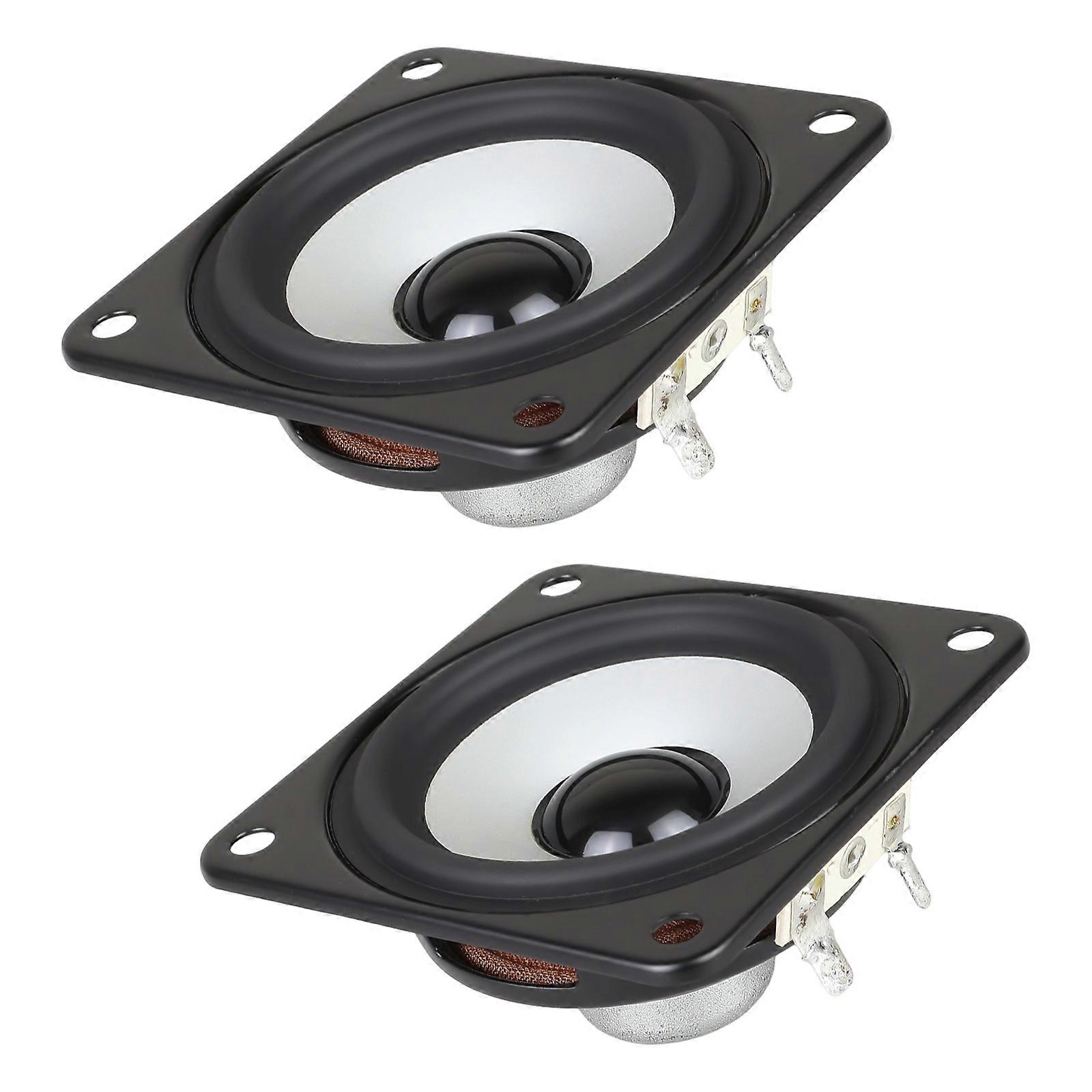 Magnetic Loudspeaker 15W 4Ohm 3inch Round Shape Replacement Loudspeaker Full Frequency Aluminium Magnetic Loudspeaker Multicolor