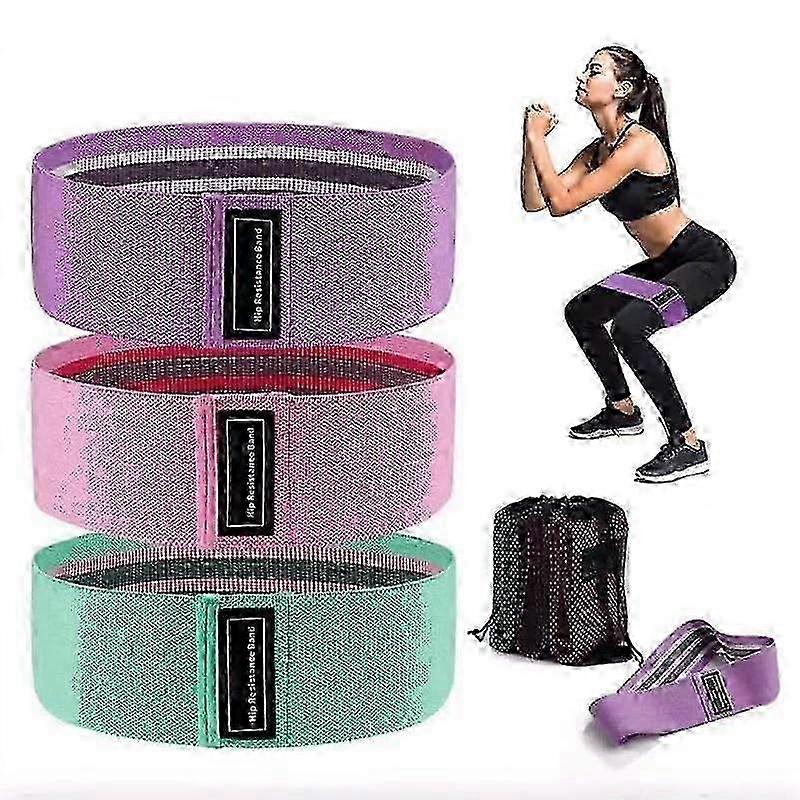 3 Sets of Elastic Stretch Bands for Men's Workout