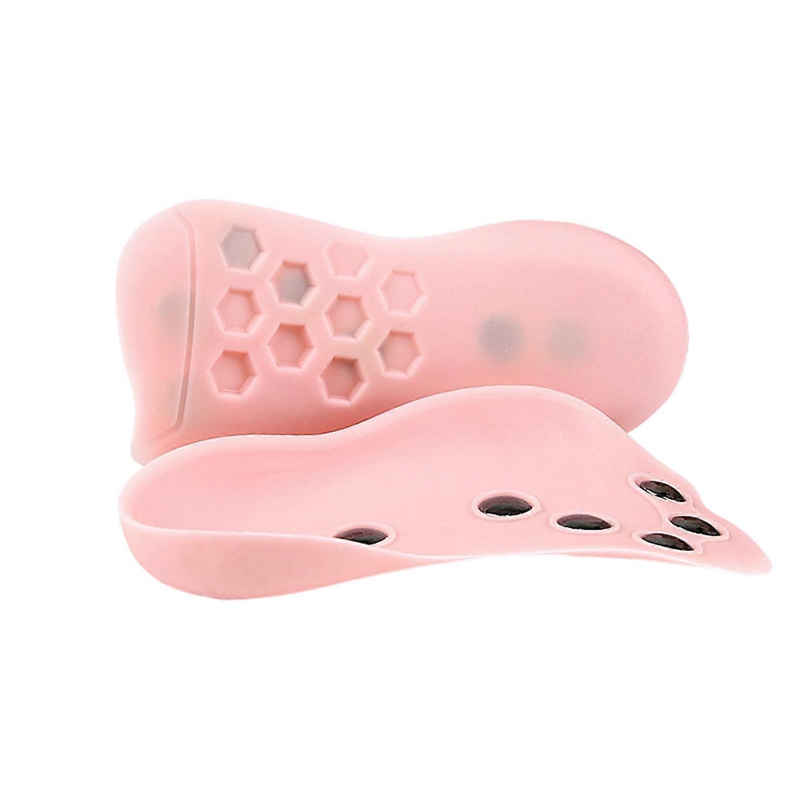 Magnetic Arch Supported Insoles Orthotics Flat Soles Pads with Breathable TPE Design for Comfort and Fatigues Relief  Pink