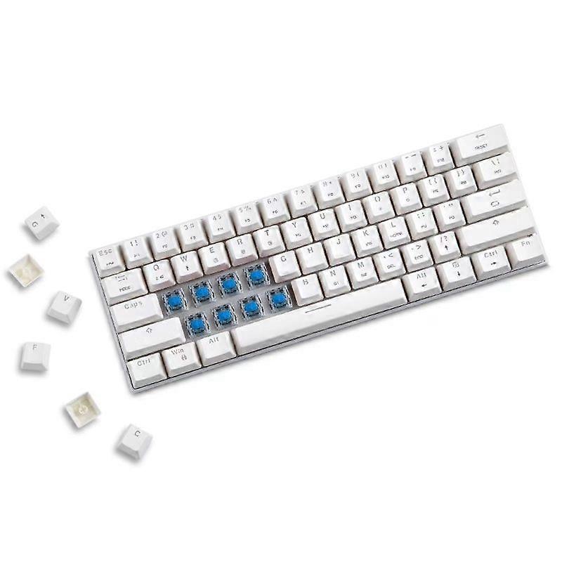 Μηχανικό πληκτρολόγιο 61 πλήκτρα RGB Backlight Gaming πληκτρολόγιο για PC Laptop Gamers