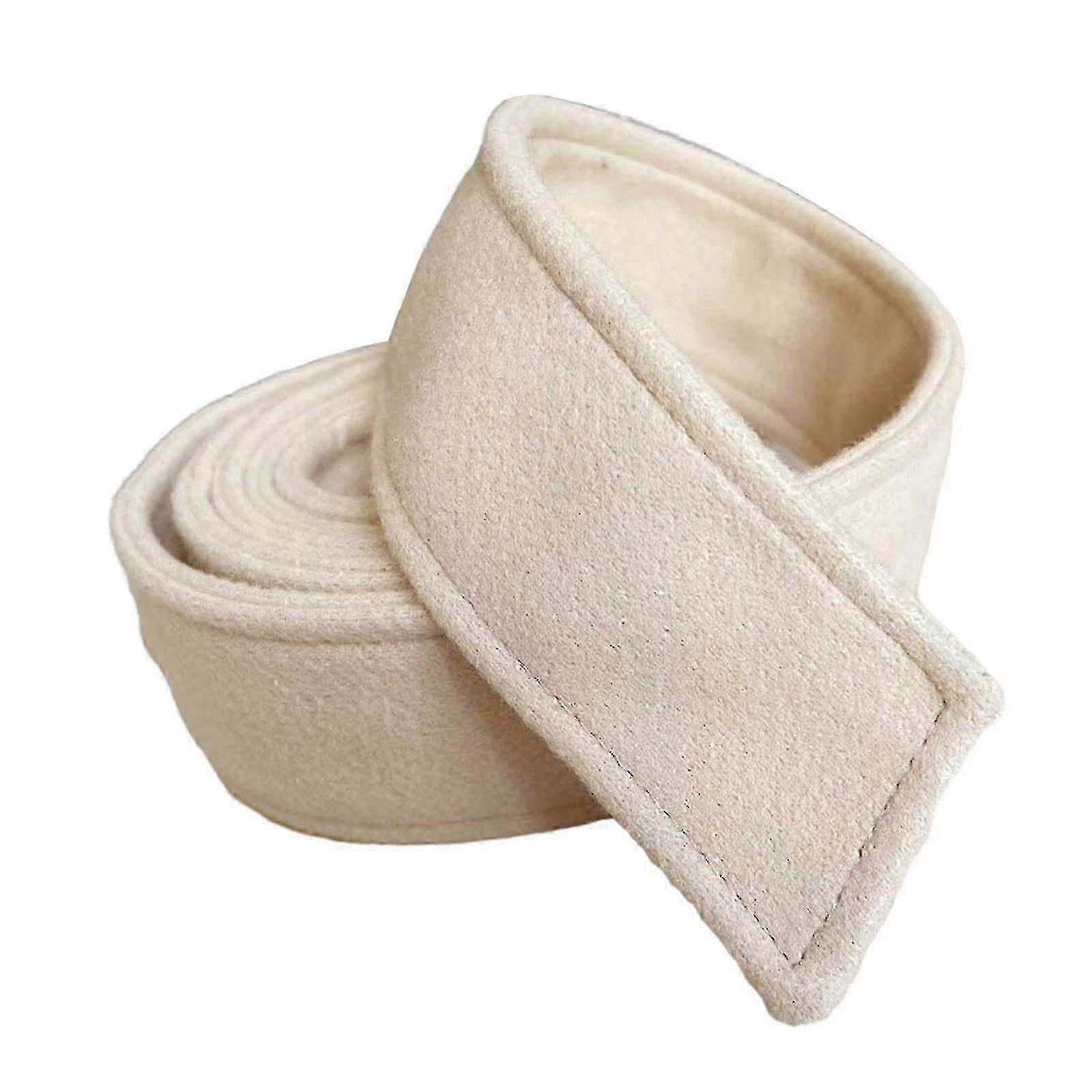 Waist belt for women's woolen overcoat - versatile sash tie long enough