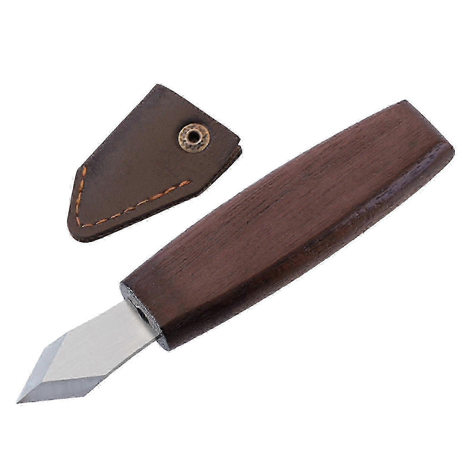 Double Bevel Marking Knife with Wooden Handle Marking Gauge Woodworking Tool