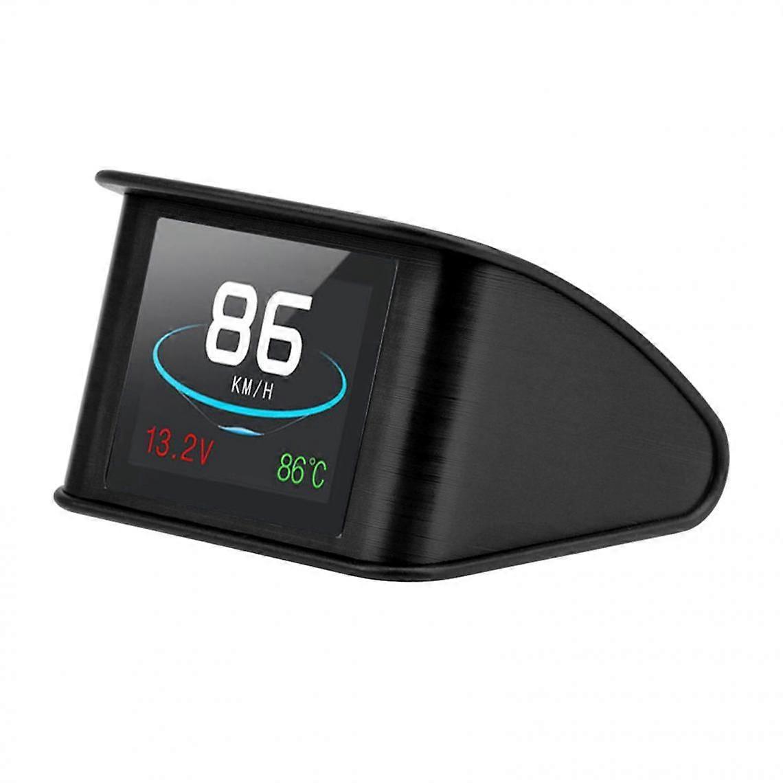 Universal Car HUD 2.6'' LCD Screen Car Head Up Display Smart Meter w/ GPS Navigation Overspeed Alarm Voltmeter Warning