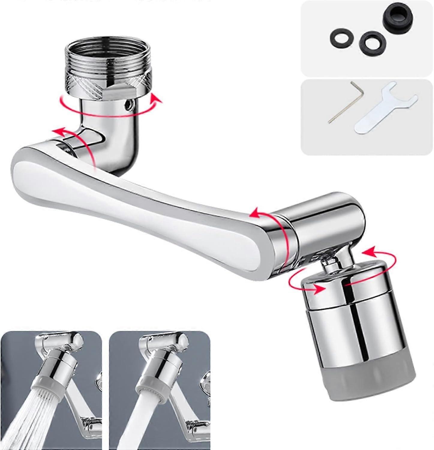 1080 Degree Rotating Multifunctional Extension Tap,  With 2-Way Adjustable Aerator For Kitchen Bathr