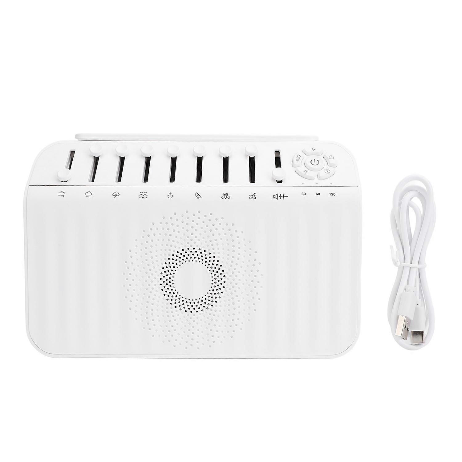Umidificatore con diffusore di fiamma a rumore bianco con 8 effetti sonori Bluetooth Quiet Smart Aromatherapy Essent