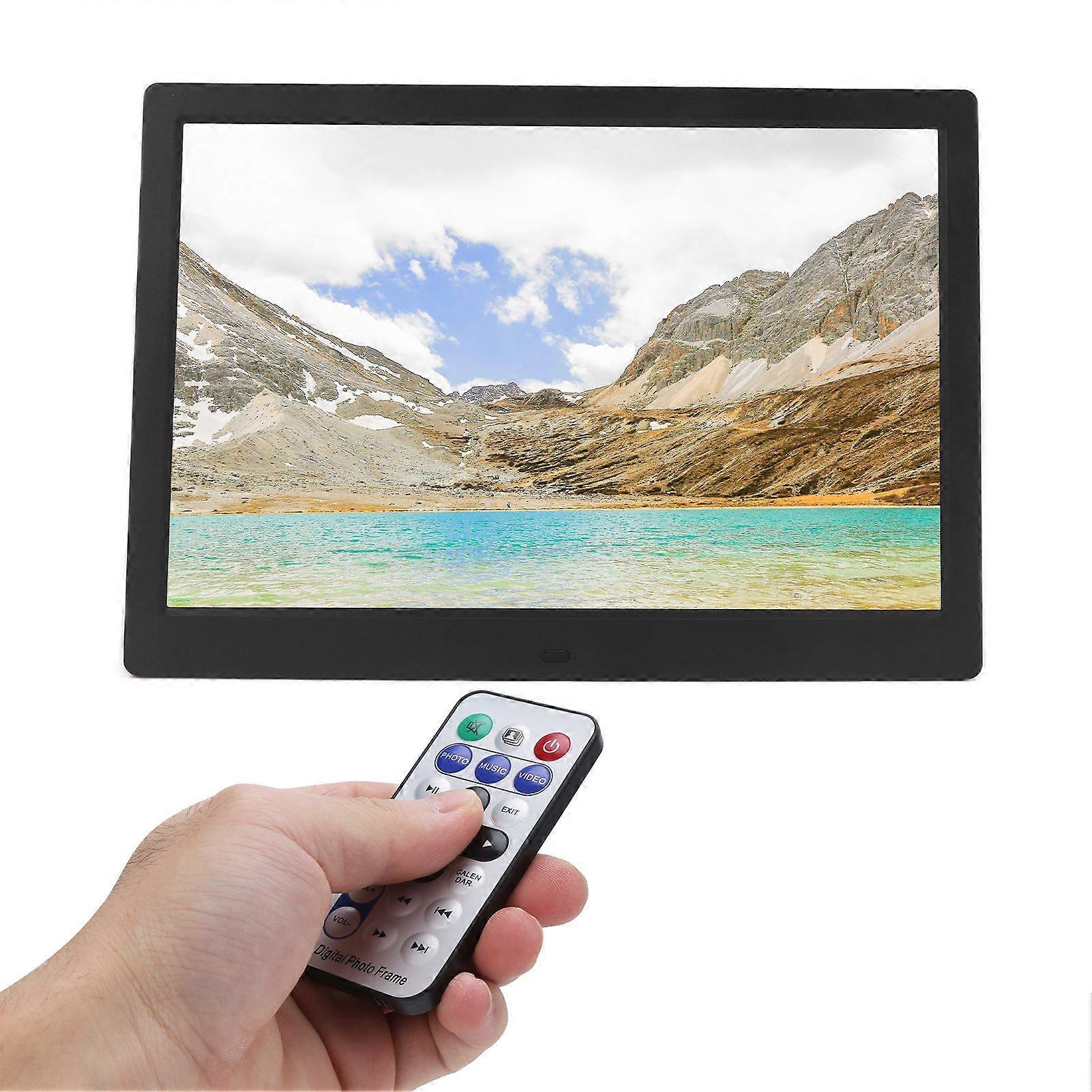 Digital Photo Frame Album 13 Inch HD Digital Picture Frame 1280x800 Resolution MP3 MP4 Image DisplayUS PlugSH