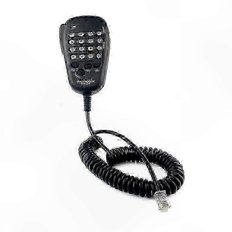 DTMF Speaker Microphone for Two-Way Radios, Compatible with FT-2600M FT-8000R FT-3000M ModelsBlack SZRH