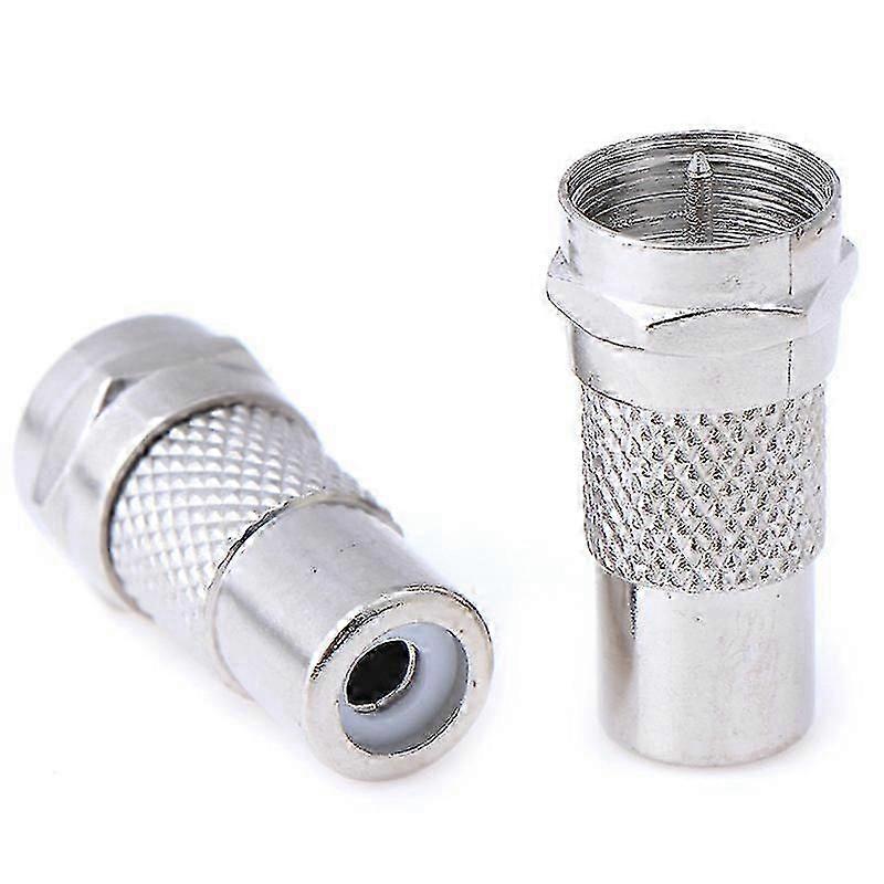 12db F típusú férfi - Rca Av női dugó egyenes Rf csatlakozó koaxiális adapter