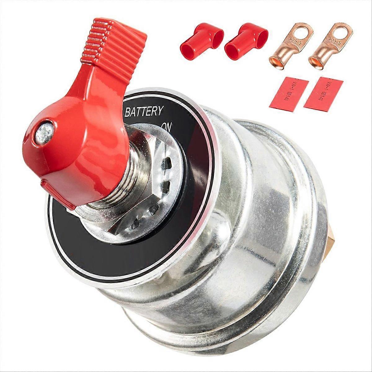 12 24V Master Battery Power Cut Isolator Switch with Face Plate