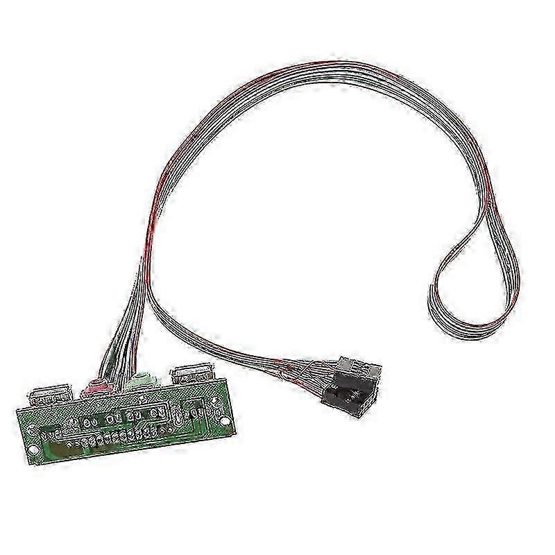 Pc Computer Case Front Panel Usb Audio Port Mic Earphone Cable New