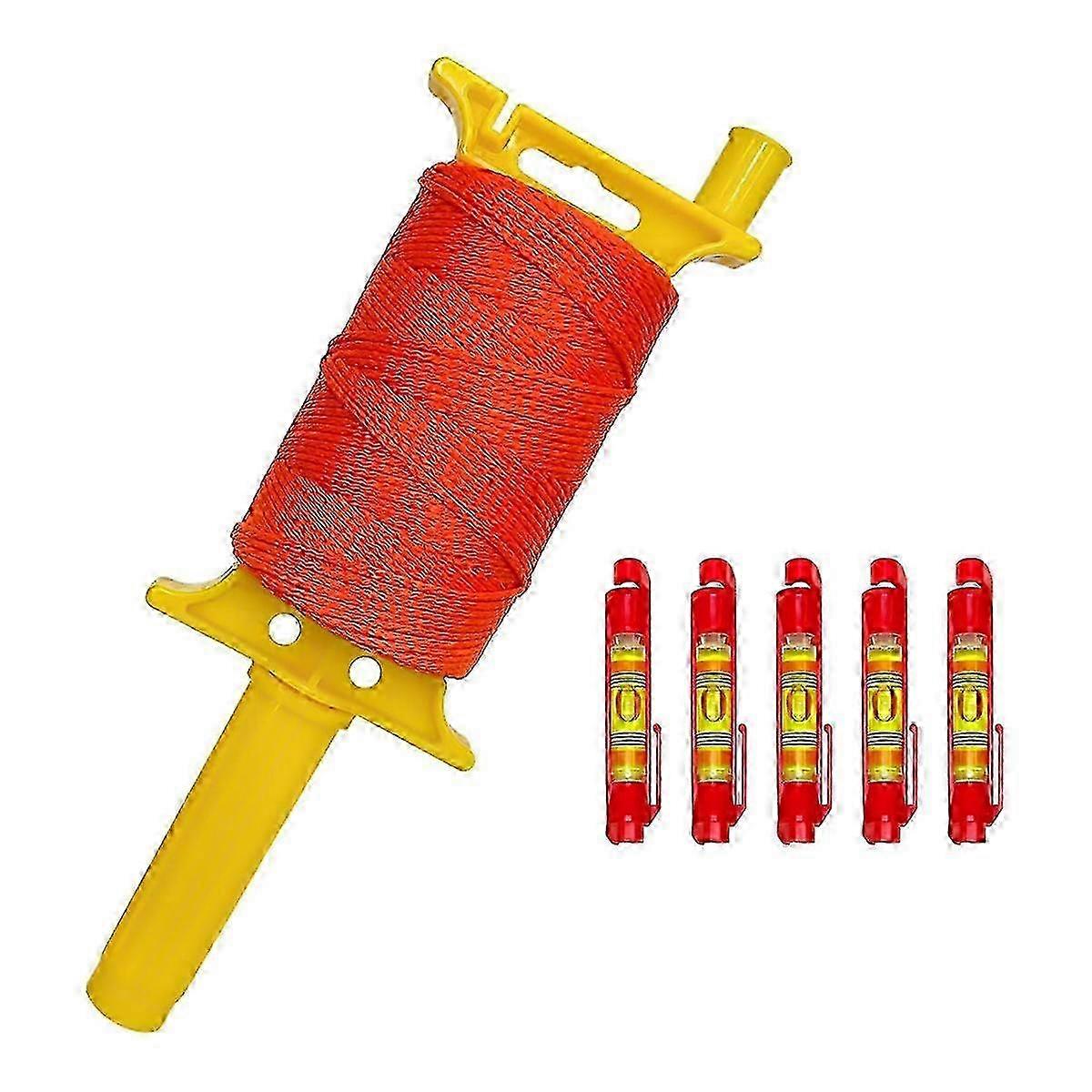 Braided Nylon Cord with Handle and 5 Built-in Levels: Ideal for DIY Projects