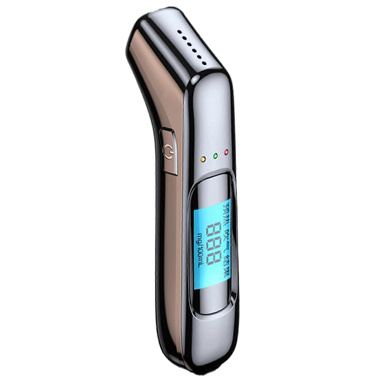 Alcohol Detection Tool  LED Content Analyzer, Rechargeable Portable Breath Test Device For Parties And Gatherings