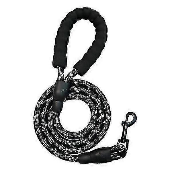 Reflective Rope Dog Lead Foam Padded Handle 5ft Strong Extra Strong Reflective  Dog Leash With Foam Padded Handle - 5ft (150cm) Nylon Rope Lead Strong  Nylon Rope Dog Lead Reflective Dog Leash Dog Rope with Padded Handle 150cm for Small M