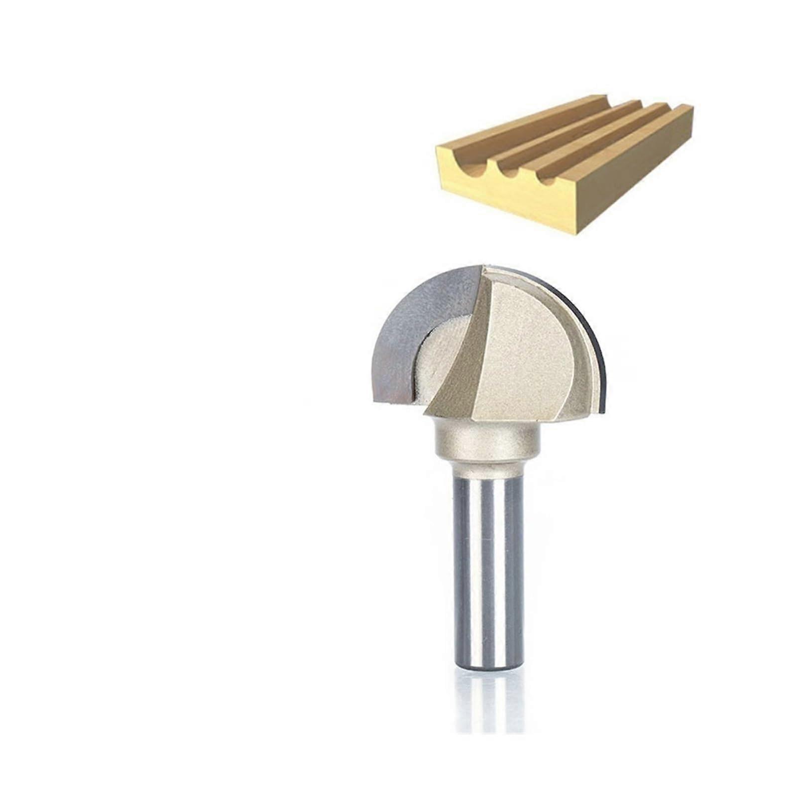 2 Pack Tungsten Carbide Double Edging Router Bits Cove Box Cutters 1/2 & 1/4 Shank for Woodworking