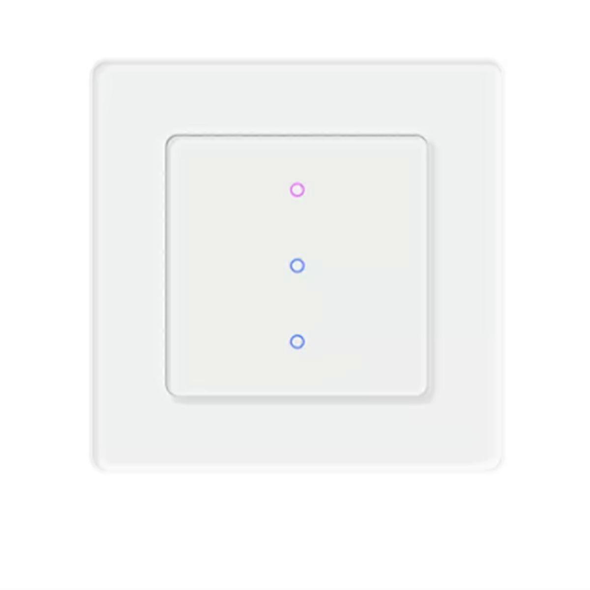 Tuya WiFi Smart Light Switch App Remote Control with for Home Route 3 Gang