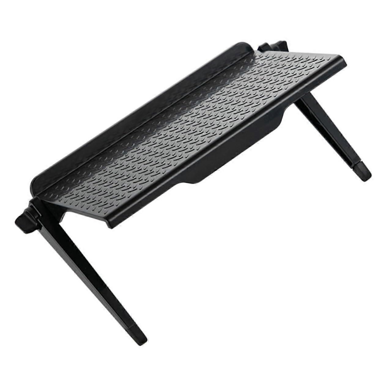 AntiSlip Computer Screen Shelf Bracket Large Black Platform With Tilt For TV Monitor Storage For Remote Controls