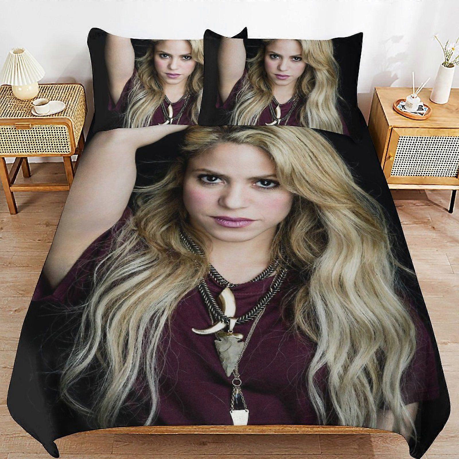 q406 shakira Gentle Texture Machine Washable Bedding Essentials Soft Touch Duvet Cover Sets for Home b406