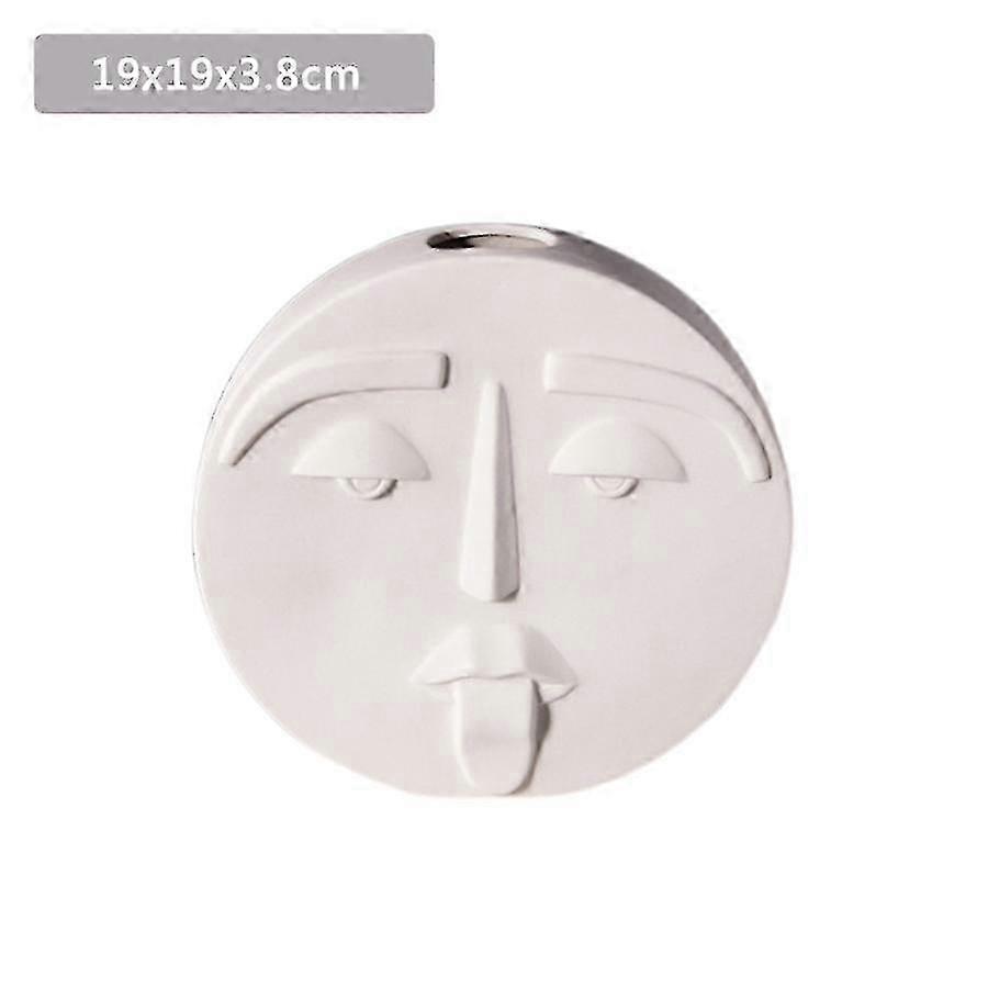 Minimalist Face Form Vase for Modern Home Styling