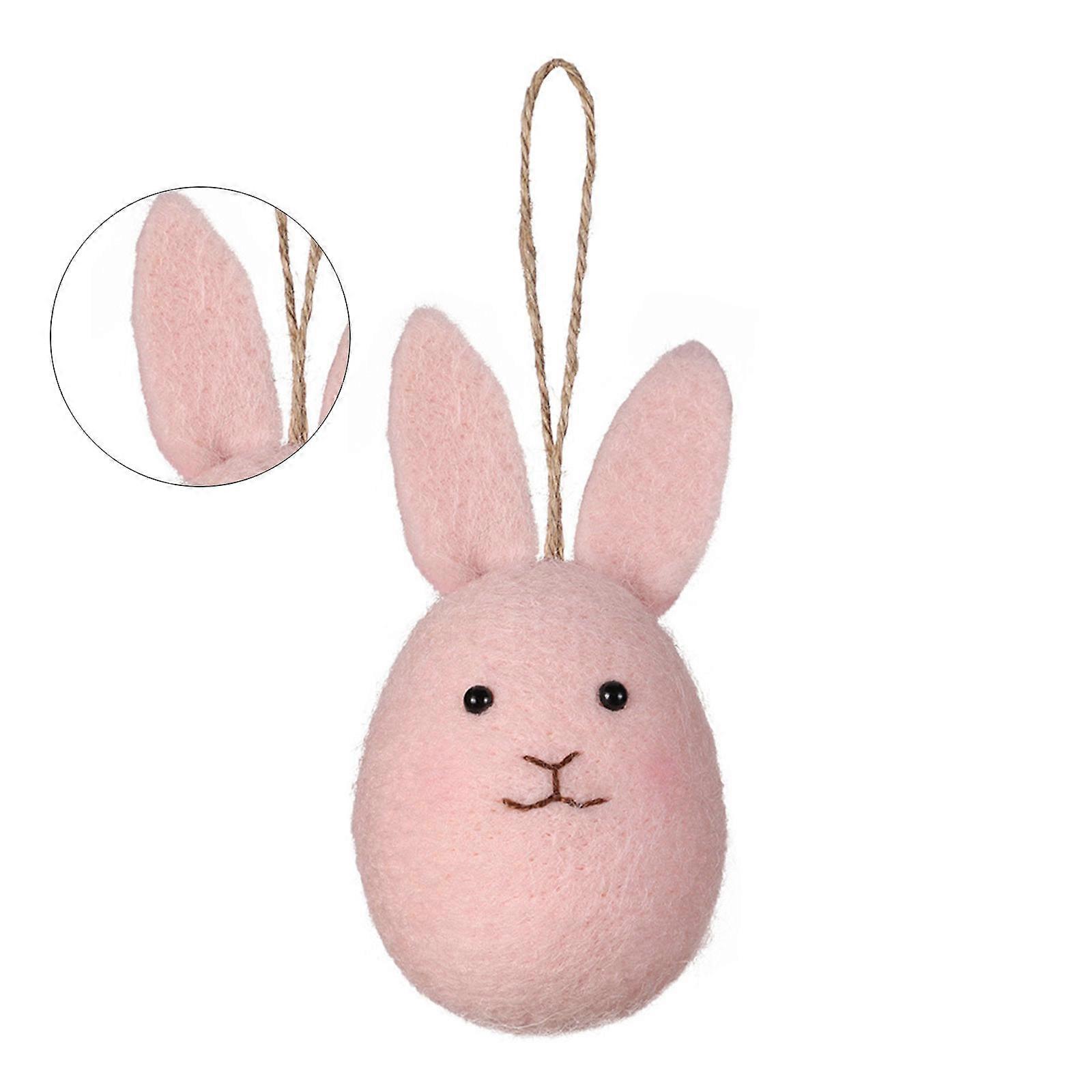 Easter Chick Rabbit Felts Colorful Handmade Doll for Spring Easter Party Decorations Mini Easter Ornaments for Tree Multicolor