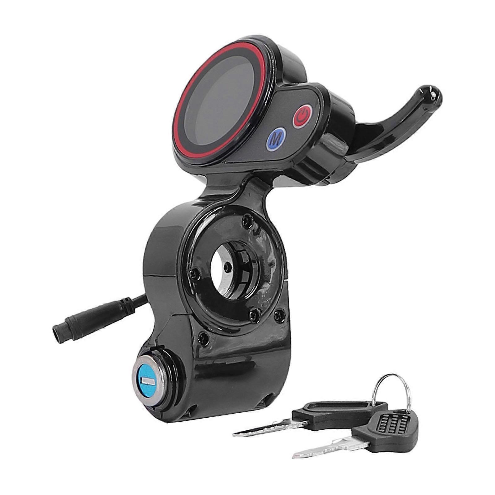 6 Pin LCD Dashboard Display Screen Universals LCD Instrument Display Panel for Electric Scooter Controllers Enduring Multicolor