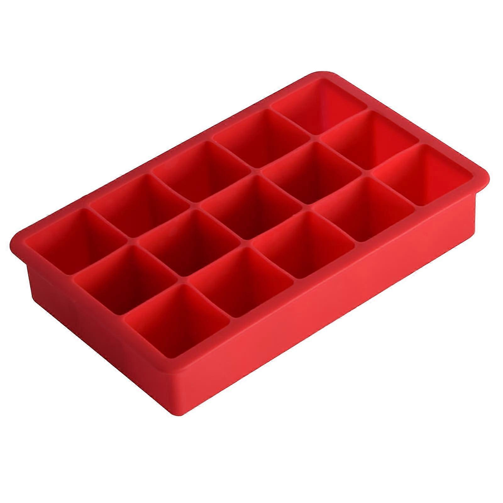 Ice Cube Tray Silicone Ice Maker 15-Cube Ice Storage Container Tray Up to 65% off