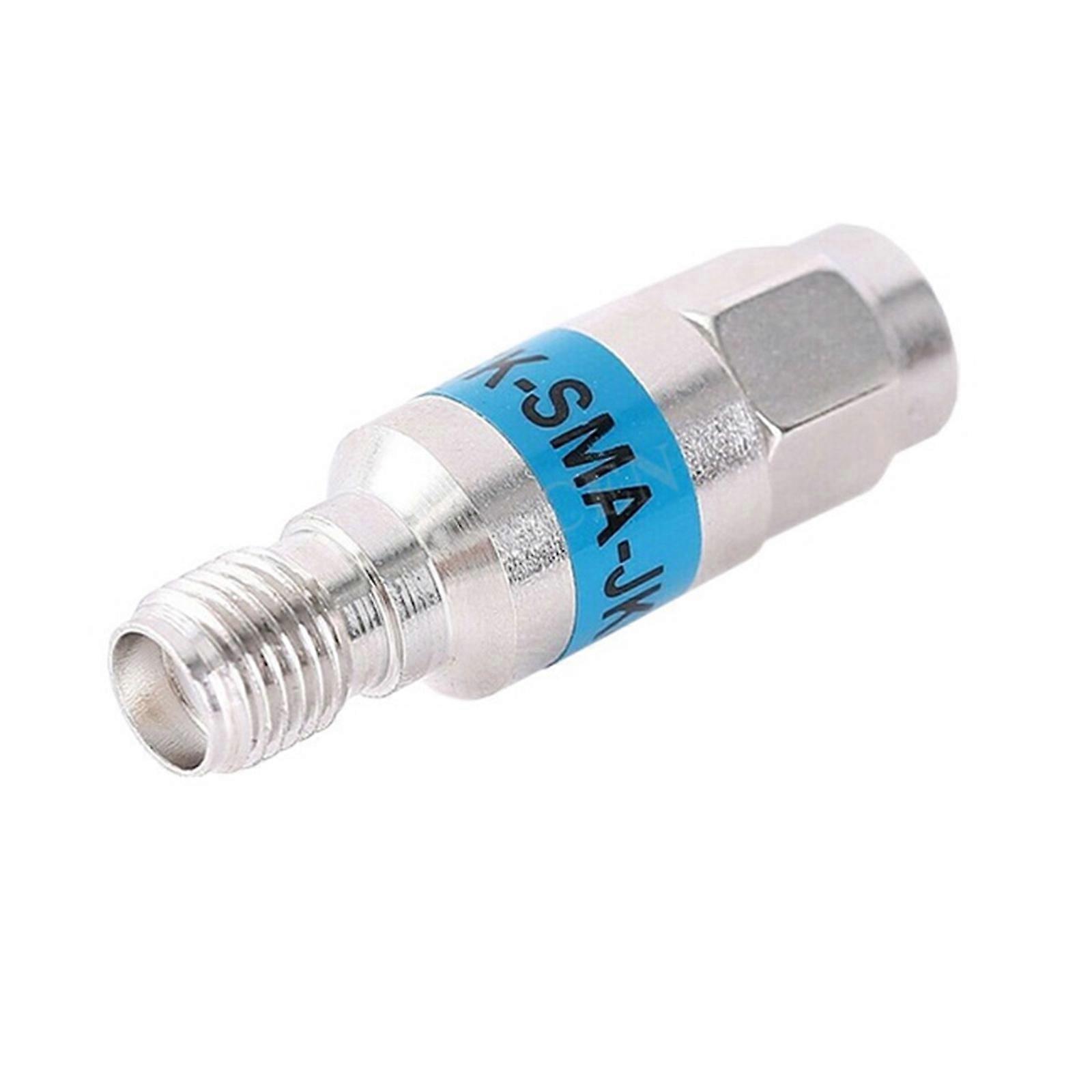 SMA DC Block 6Ghz 2W SMA Efficient Signal Blocking Male to Female Connector for Testing and Communication Multicolor