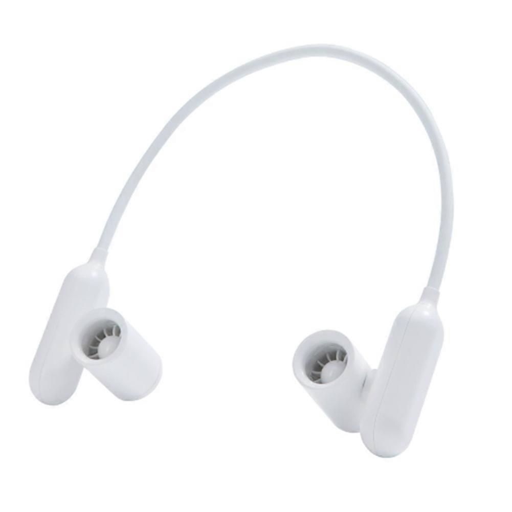 Neck Hanging Fan Multifunctional Rotatable 3 Speeds Adjustable White