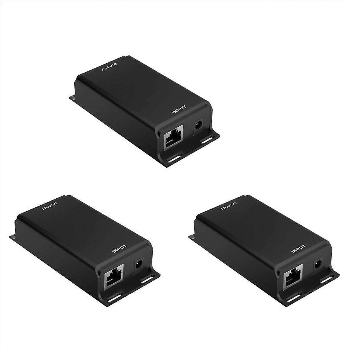 3X Gigabit PoE Injector 12V to 24V PoE Converter for Solar Conversions 12-60V Input 24V Passive PoE 