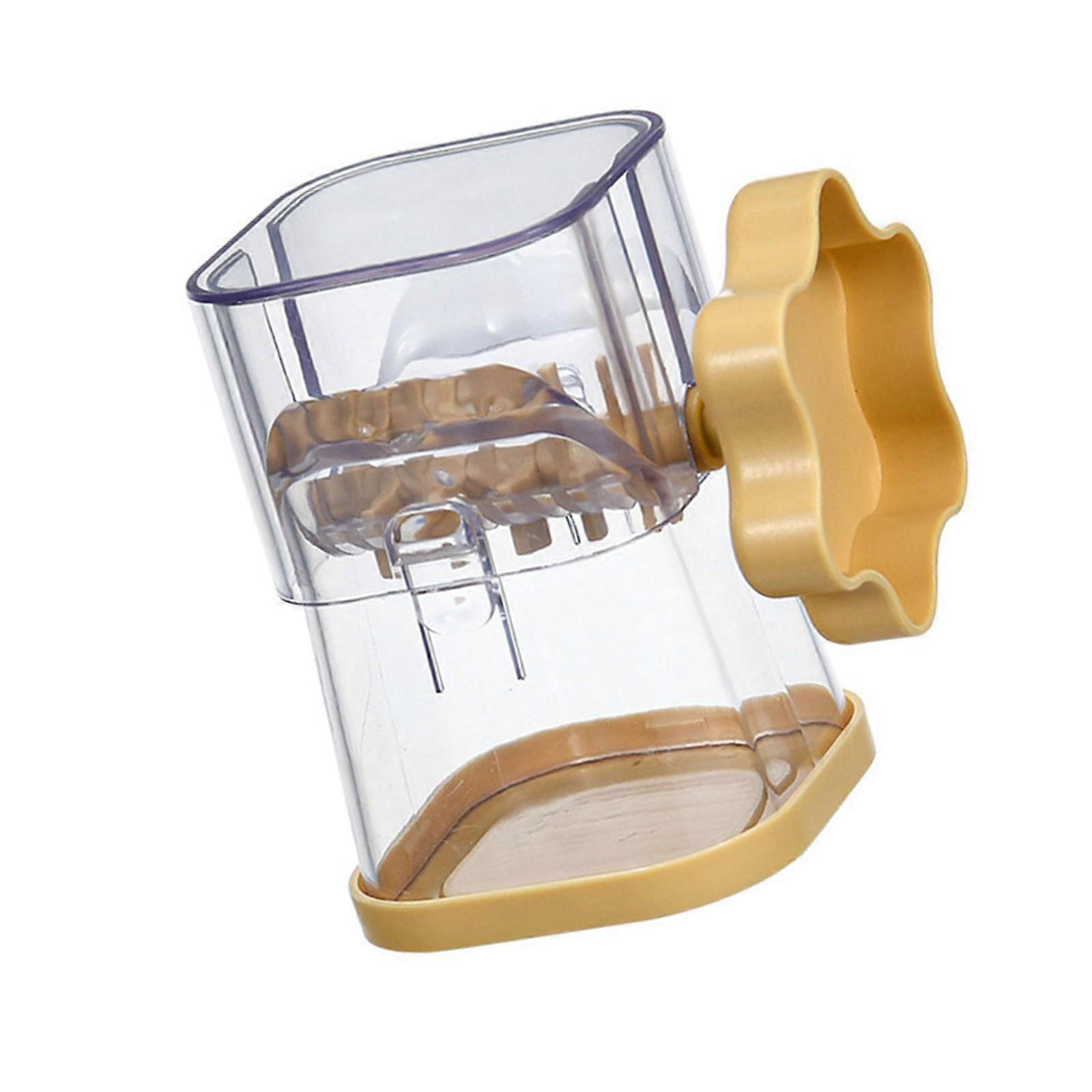 Detachable Manual Nut Grinder Convenient Chocolate and Walnuts Crusher Easy to Use Food Shredder Practical Kitchenwares  Yellow