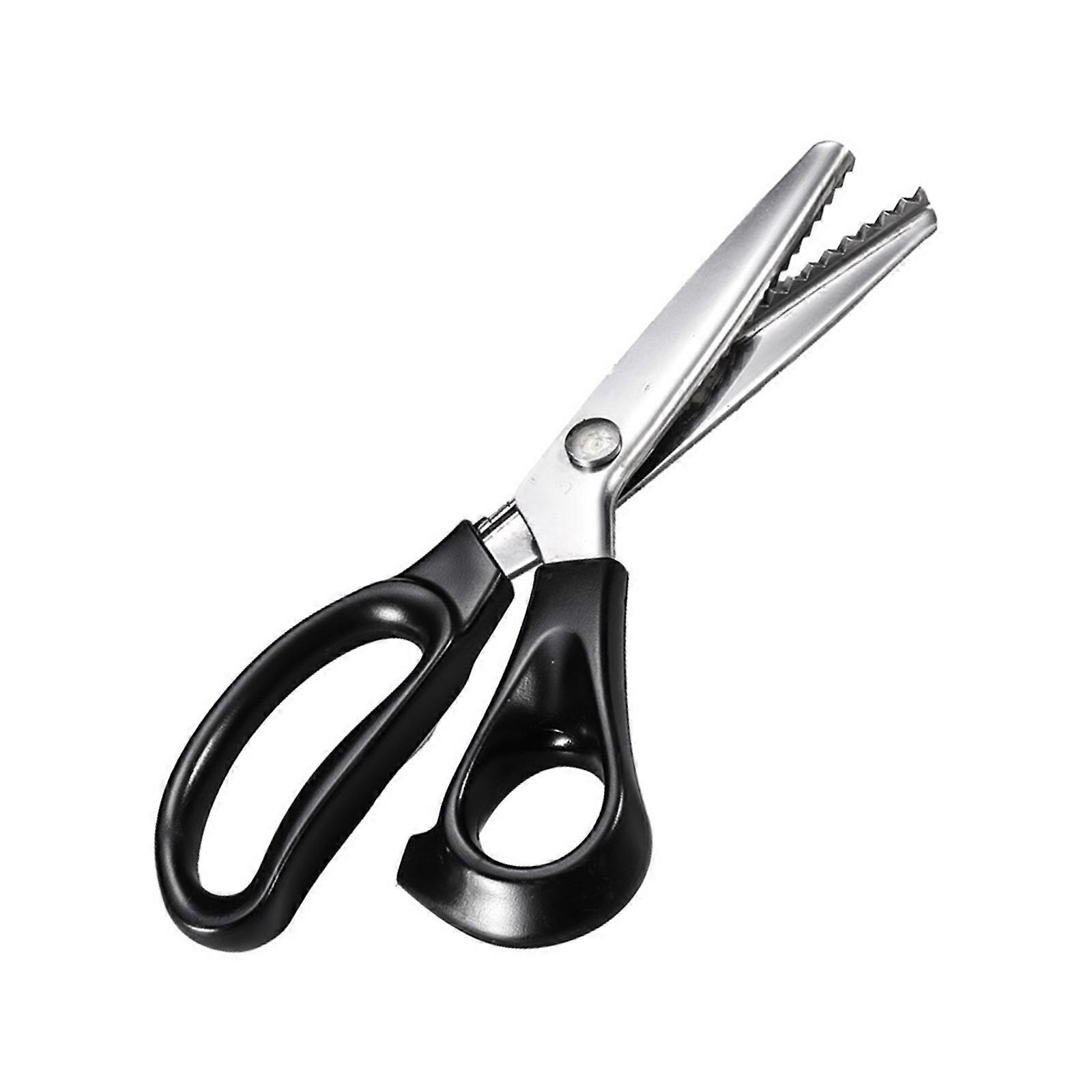 Professional Pattern Scissors Metal Design Easy Grip Crafting Tool For Fabric Paper Projects & Gift Wrapping Card Making Multicolor