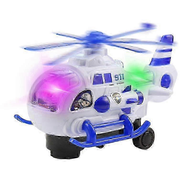 Spinning Propeller Toy Helicopter For Imaginative Play, Action Series Helicopter With Light And Sound Effects, Durable Plastic Ensures Durability,
