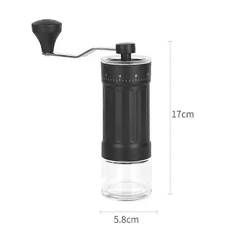Mini Manual Coffee Grinder, 40 Adjustable Settings, Portable Hand Mill with 30g Capacity.Conical Burr for Espresso, Pour Over