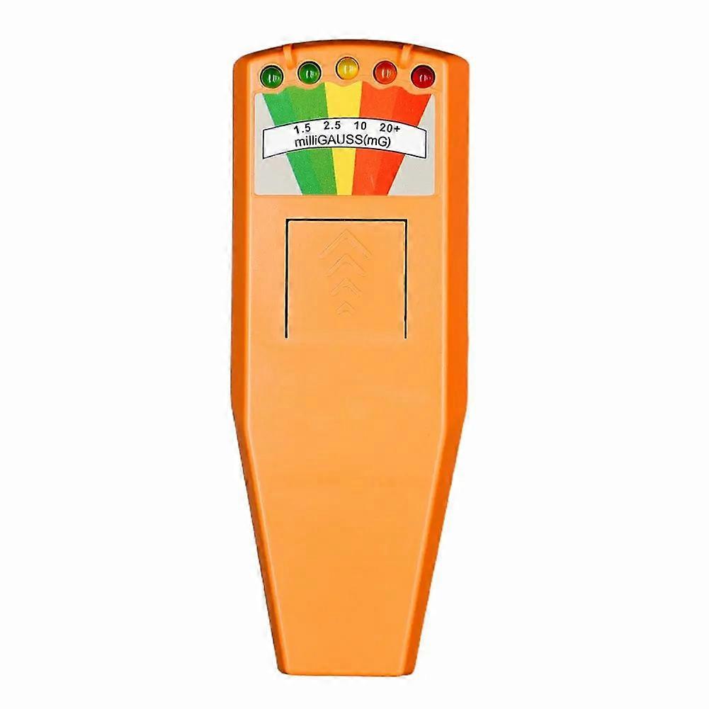 Digital Electromagnetic Field EMF Gauss Meter Ghost Hunt Detector EMF Magnetic Field Detector 5 LED Gauss Meter
