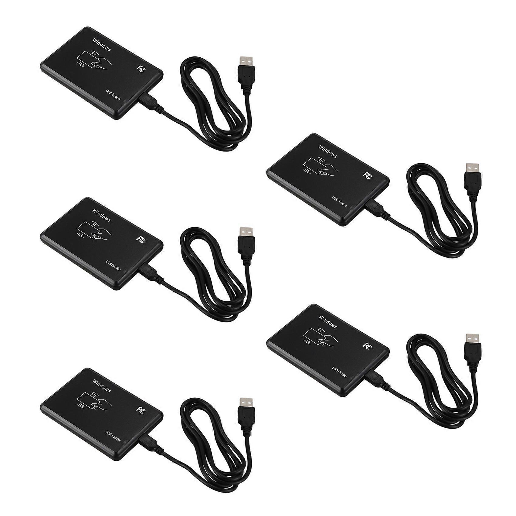 5X USB RFID DeskTop ID Card Reader Contactless Card Reader