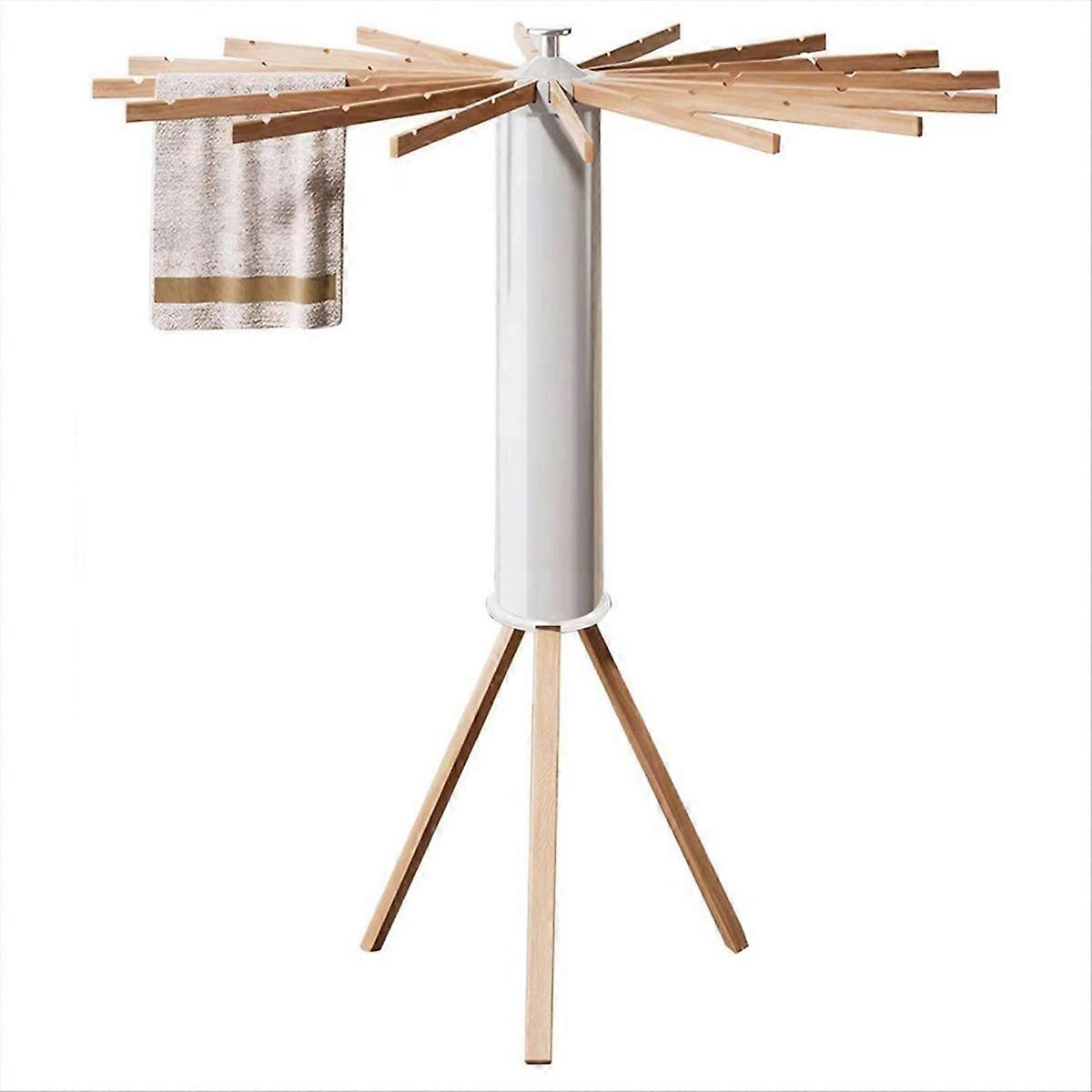 Tripod Clothe Drying Rack,Portable Foldable Clothes Drying Rack,White
