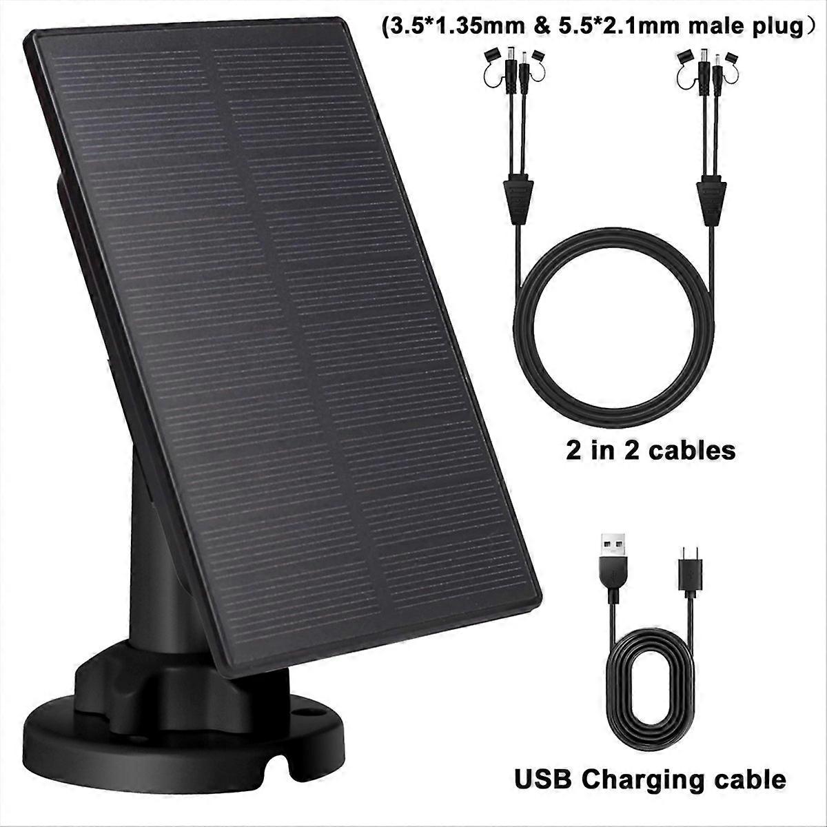 12V/1A 6V/2A Solar Panel for Security Camera System
