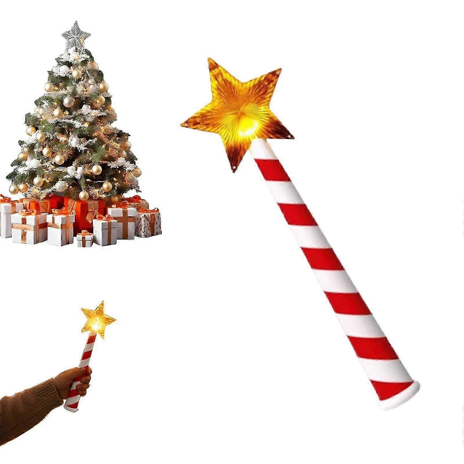 1-3x Tree Lighting Magic Wand Christmas Tree Light Wand | Christmas Tree Wand Remote Control | Musical LED Star Controller Magic Wands Controller with