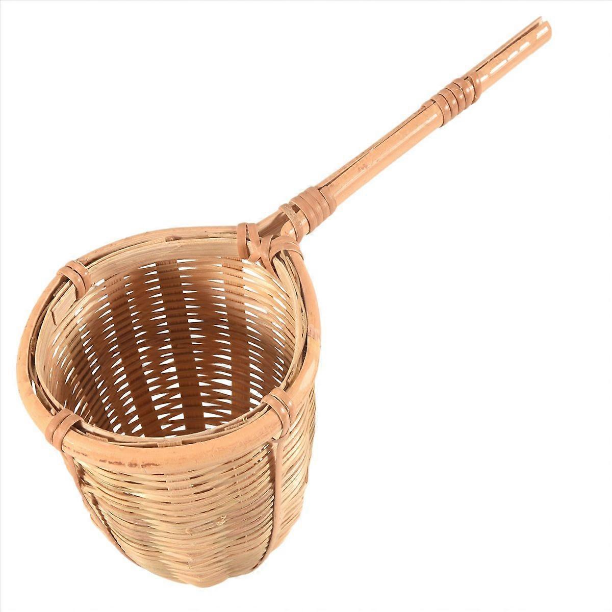 Nature Bamboo Tea Strainer Filter Colander Infuser Handmade Weave
