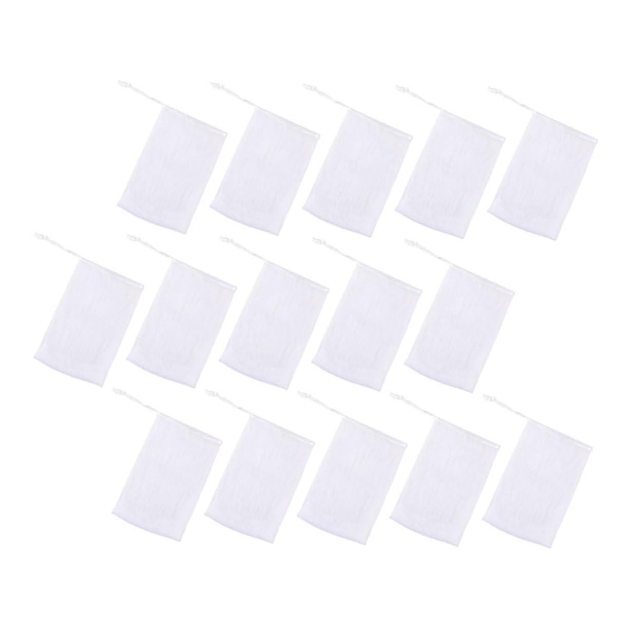 50pcs Double Layer Soap Saver Bag for Face and Body, Foaming Exfoliating QuickDry Mesh Pouch