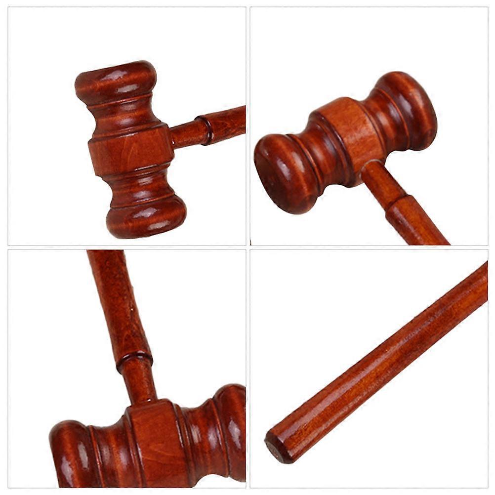 Gavel Toy Wooden Judge Hammer for Kids Use 24Pcs Creative Beating Set