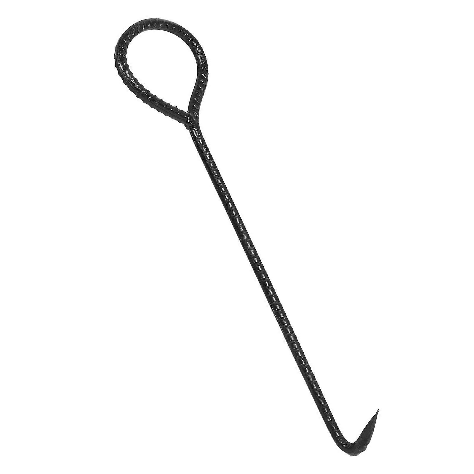 Heavy Duty Manhole Cover Hook Tool for Easy Lifting Garden Use