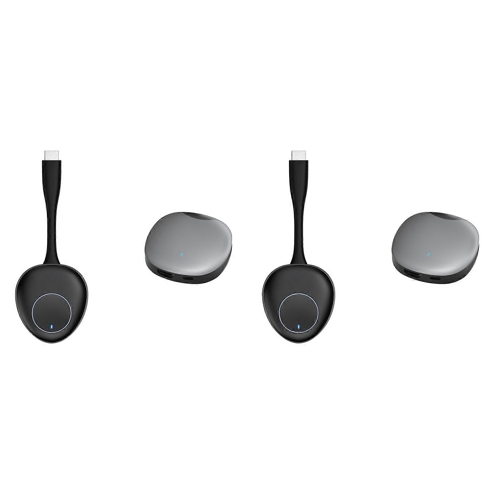 2X 4K Wireless HDMI-Compatible Transmitter and Receiver Kit 50M Range Enterprise Extender